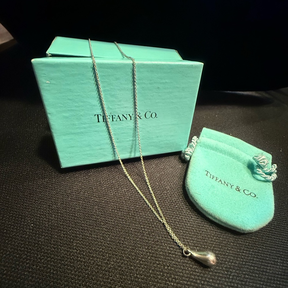 Tiffany & Co. Silver Teardrop Necklace